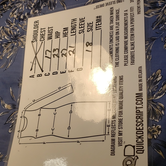 NWOT MERONA size 18 front wrap blue floral skirt E94 - Picture 9 of 10